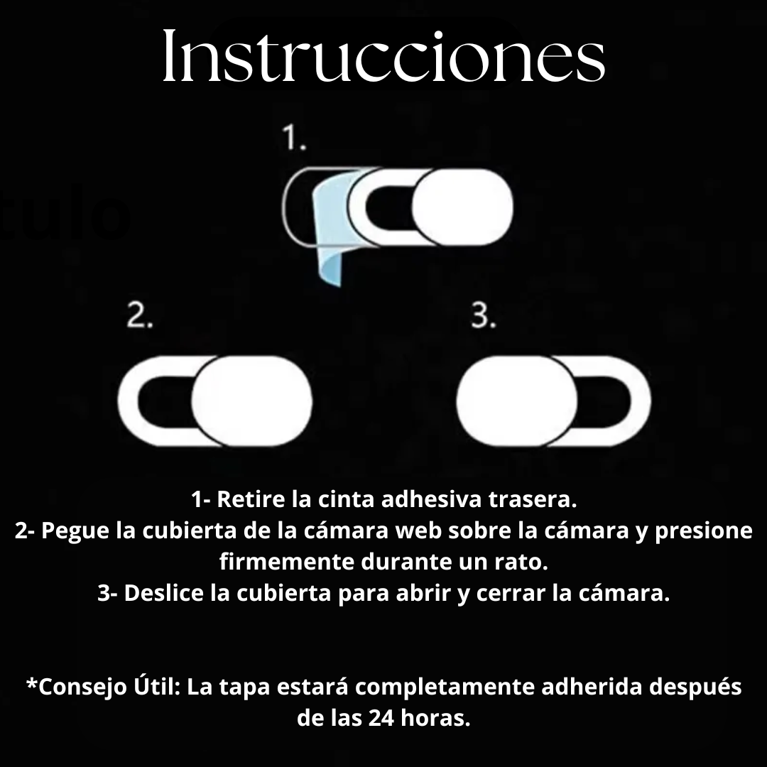 Tapa de Cámara deslizante